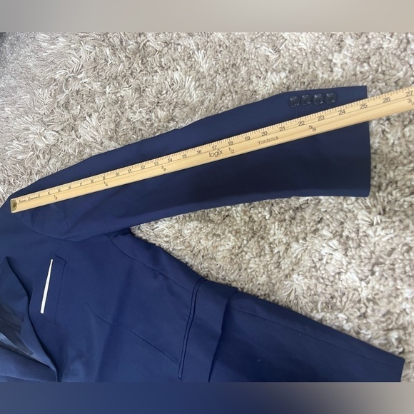 Wehilion Men's Premium Classic Navy Suit Jacket Separate Coat-Regular XXL - Picture 13 of 13